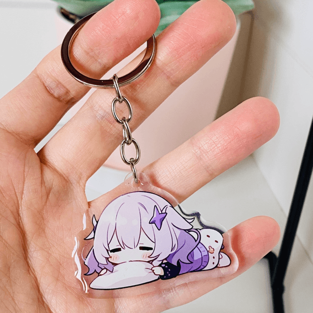 Porte-clés Purple Sleepy