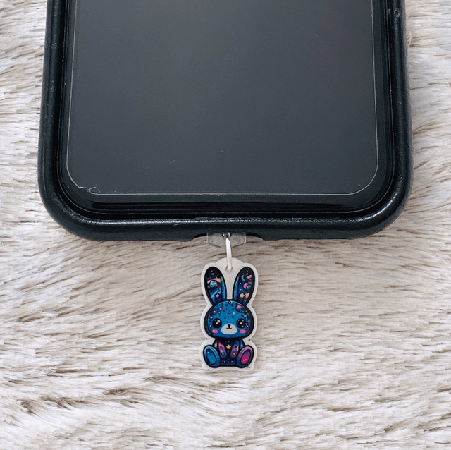 Charm Lapin Celeste Bleu