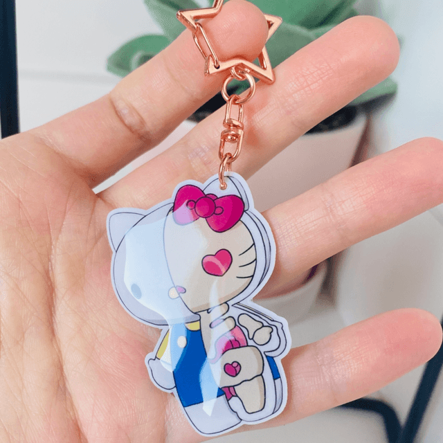 Porte-clés Skull Kitty 