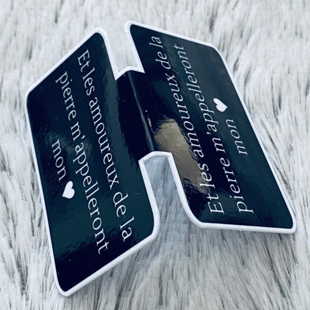 Marque-pages magnétique Mon 🖤