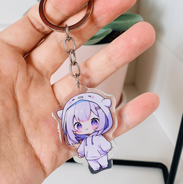 Porte-clés Purple Bear