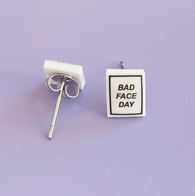 Boucles d’oreilles Bad Face Day