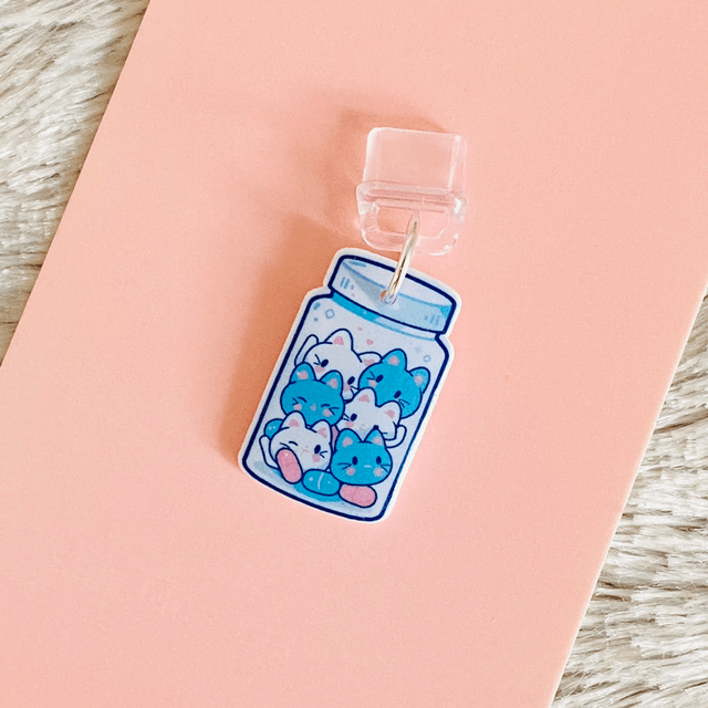 Charm Meowdicaments Blue