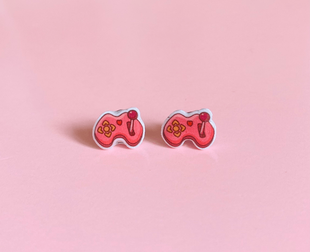 Boucles d’oreilles Pink Gaming