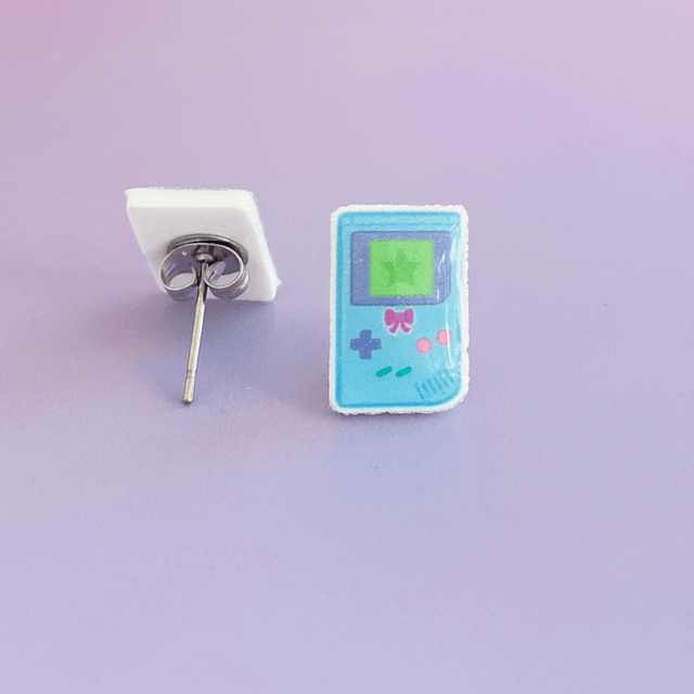 Boucles d’oreilles Game-Boy Kawaii 