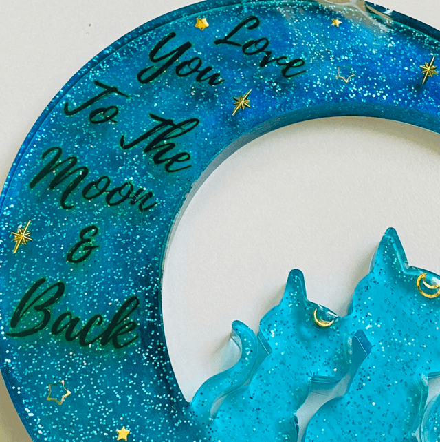 Suncatcher « Love You To the Moon & Back »