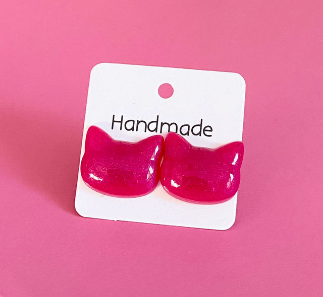 Boucles d’oreilles Pink Neko