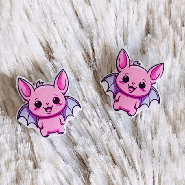 Boucles d’oreilles Pink Bat