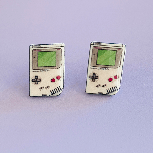 Boucles d’oreilles Game Boy 