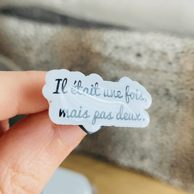 Pins Il était une fois mais pas deux