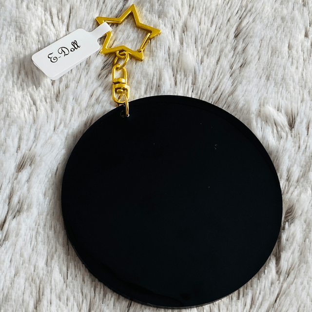 Porte-clés « Mama » Noir Doré