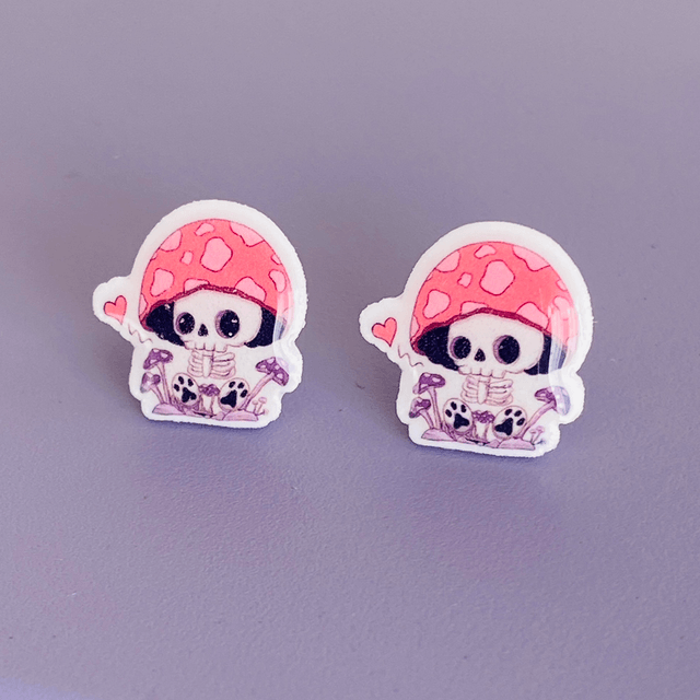 Boucles d’oreilles Skull Love