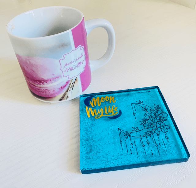 Dessous de verre « Moon of My Life »