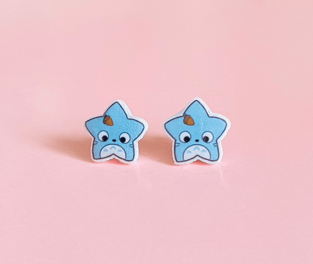Boucles d’oreilles Totoro Stars