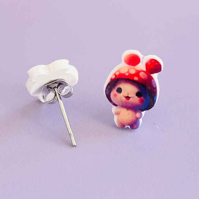 Boucles d’oreilles Champi Mignon