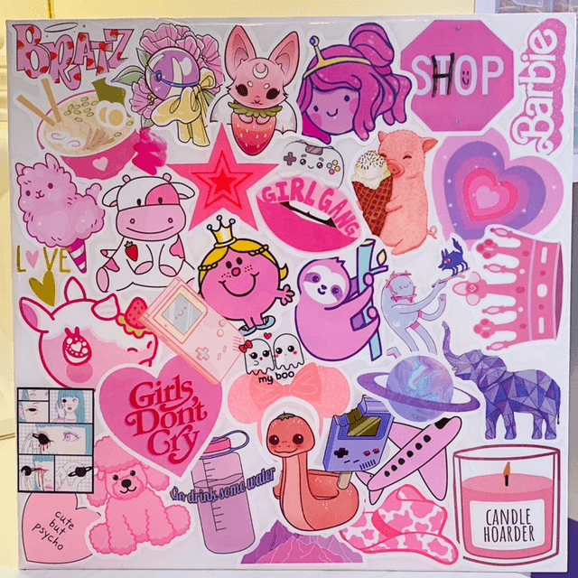 Toile Pinky Girl