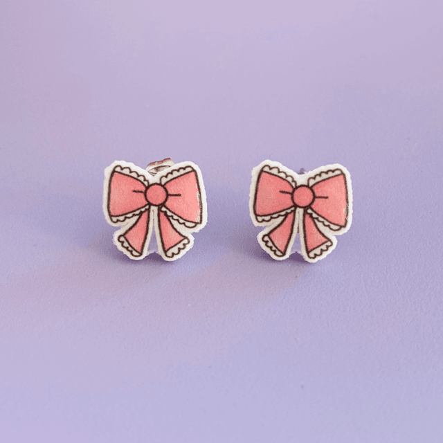 Boucles d’oreilles Noeud Dentelle 
