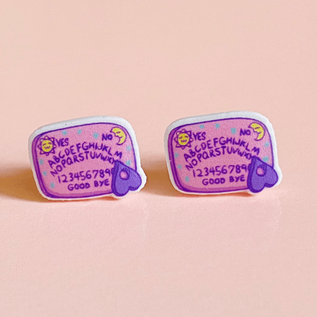 Boucles d’oreilles Kawaii Ouija