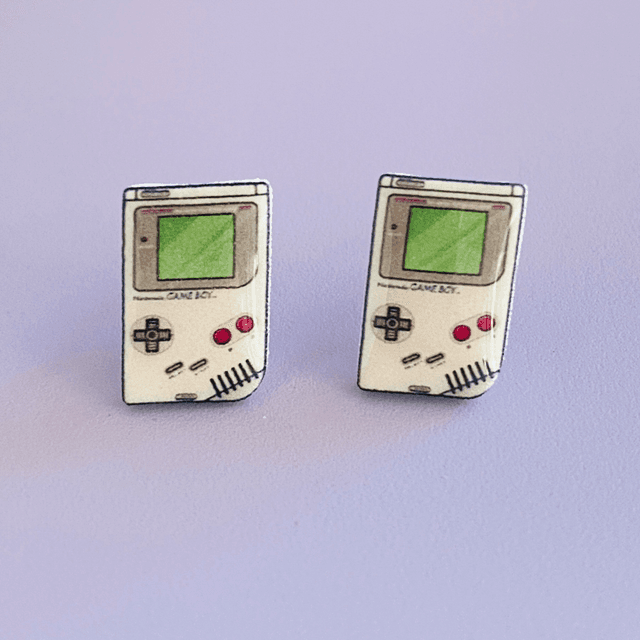 Boucles d’oreilles Game Boy 