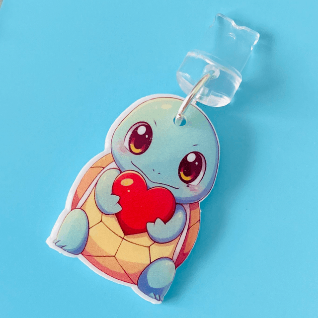Charm Heart Carapuce 