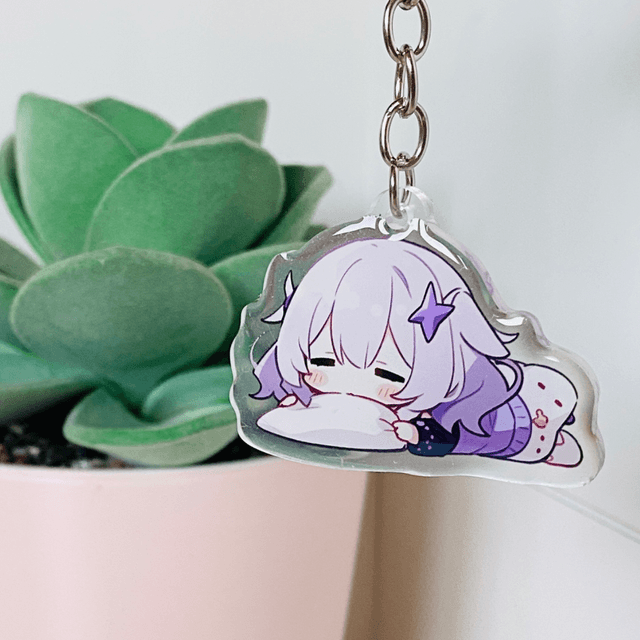 Porte-clés Purple Sleepy
