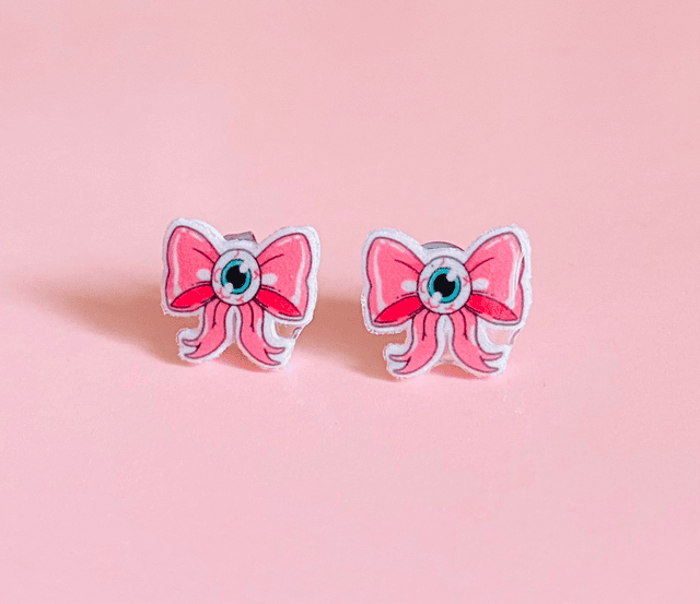 Boucles d’oreilles Bow Yeux