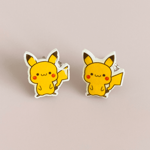 Boucles d’oreilles Pikachu Kawaii 