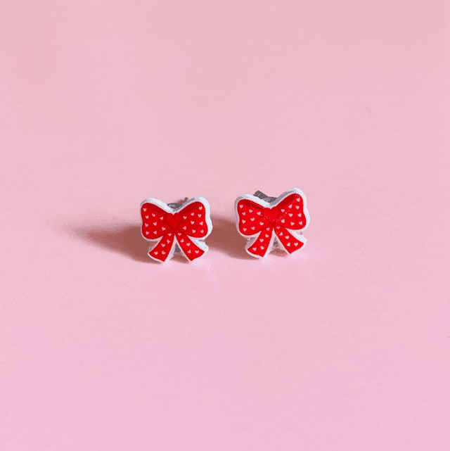 Boucles d’oreilles Noeud Pois